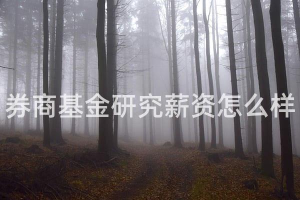 券商基金研究薪资怎么样