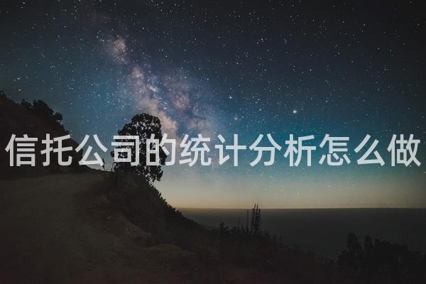 信托公司的统计分析怎么做