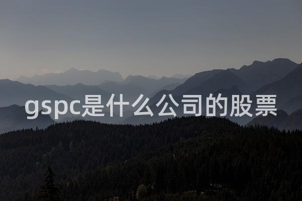 gspc是什么公司的股票