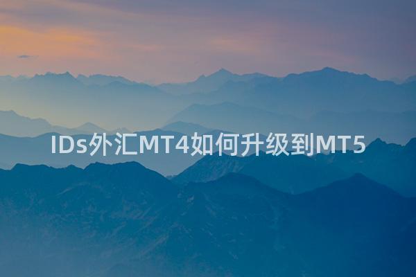 IDs外汇MT4如何升级到MT5