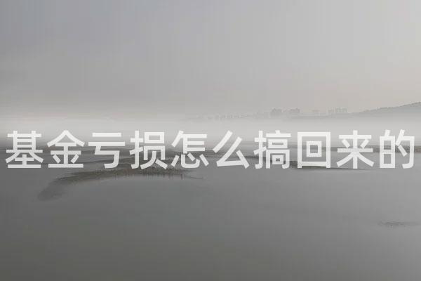 基金亏损怎么搞回来的