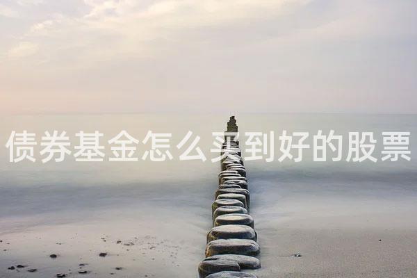 债券基金怎么买到好的股票