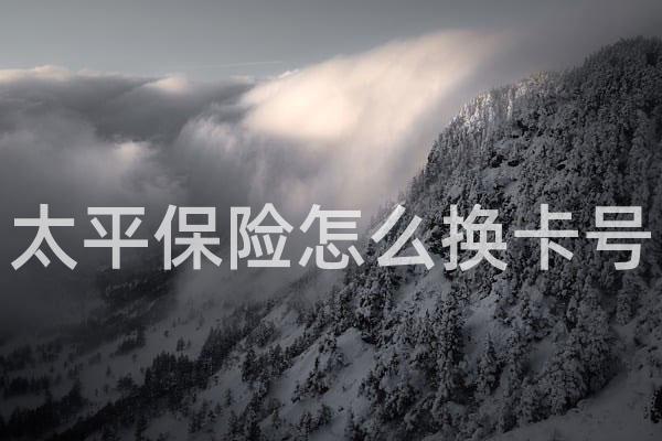 太平保险怎么换卡号