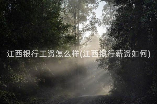 江西银行工资怎么样(江西银行薪资如何)