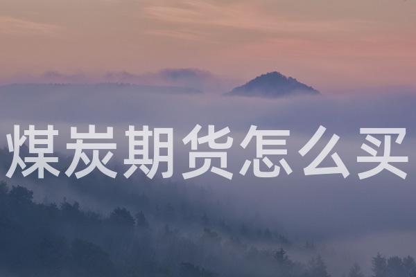 煤炭期货怎么买