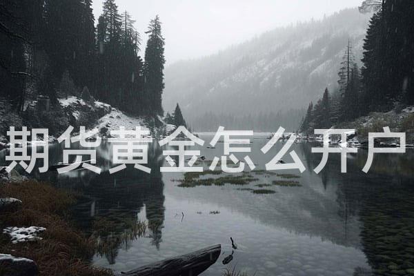 期货黄金怎么开户